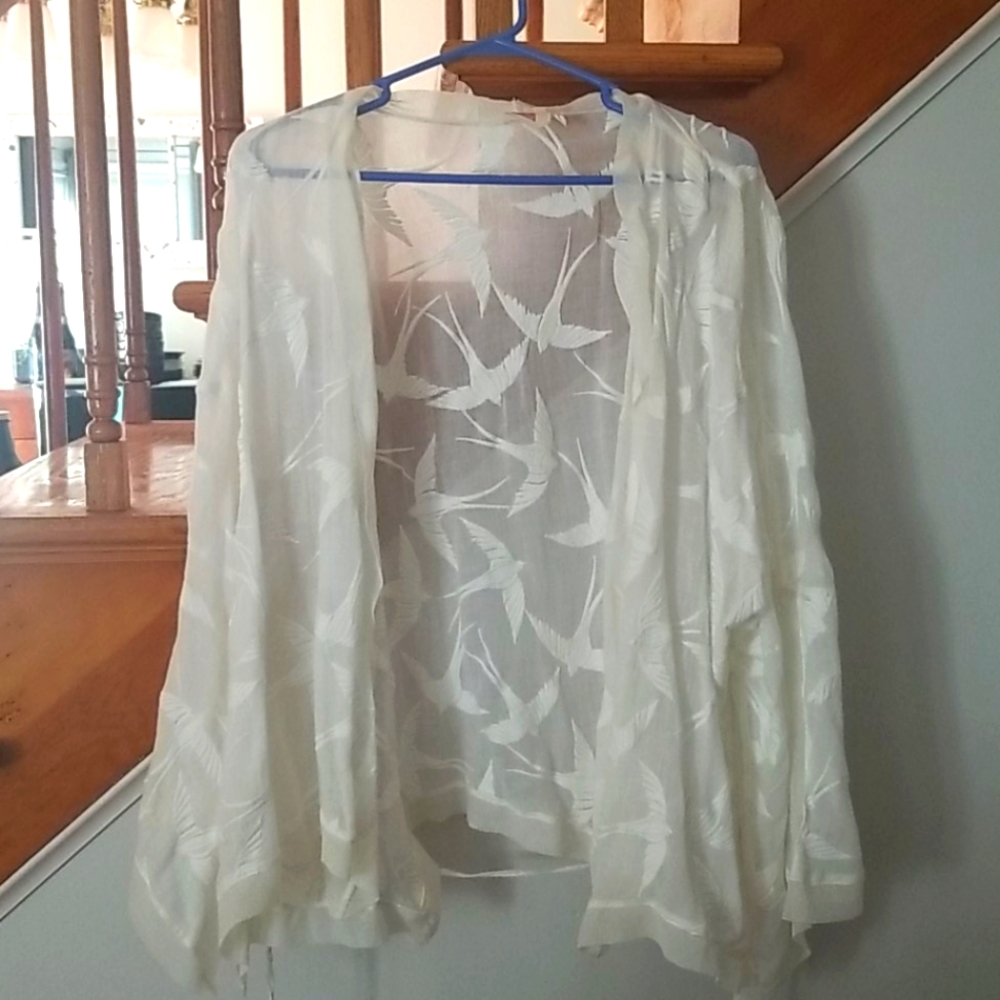 White embroidered top